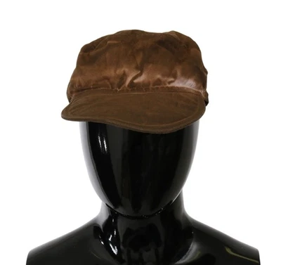 Chapeau Fedora Femme Cabbie Beret Newsboy Marron Costume National - Photo 1/4