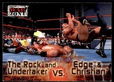 2001 Fleer WWF Raw Is War #61 The Rock / Undertaker / Edge / Christian