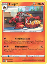 Fuegro / Pokémon Karte / Deutsch / Silberne Sturmwinde / Nonholo
