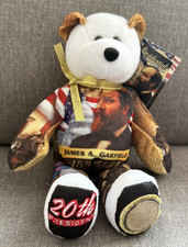 Limited Treasures Presidential Coin Bear - 20th President Grant 1881 New W/Tags