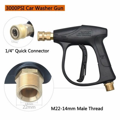 M22-14 Inlet High Pressure Power Washer Gun Water Jet 3000 PSI for Car Garden *t
