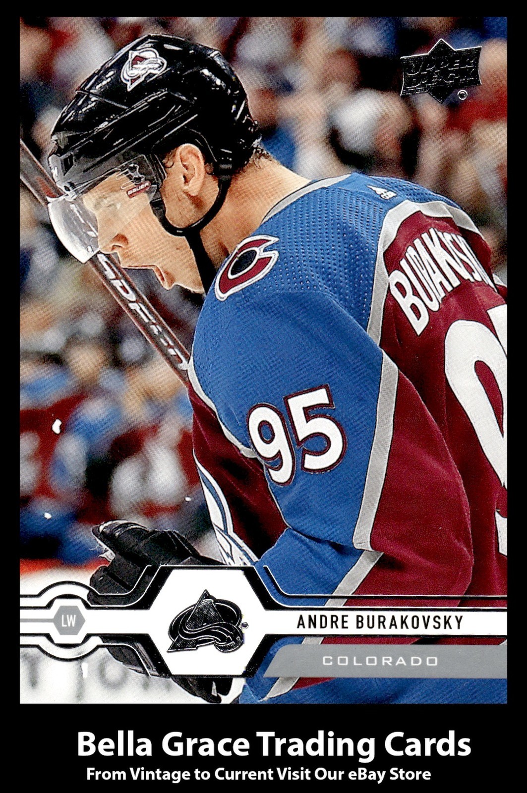 2019-20 Upper Deck Andre Burakovsky #384 Colorado Avalanche NHL Hockey 