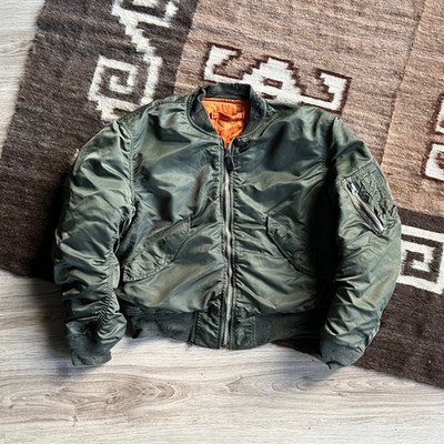 Vintage Alpha Industries 70s USAF MA-1 Herren Fliegerjacke Military Bomber M