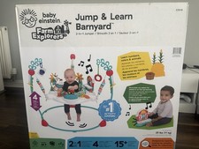 Baby Einstein Jump and Learn Barnyard Jumperoo Interactive Toy Ages 0