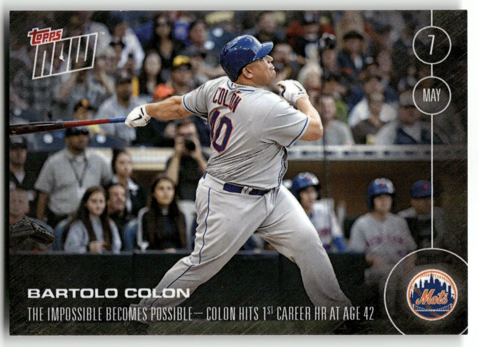Bartolo Colón 2016 Topps AHORA IMPOSIBLE SE HACE POSIBLE 1ª RR #57 ¡DURO! Foto 3 de 4