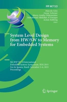 Systemebene Design von HW/SW zu Speicher für eingebettete Systeme - 9783030079178
