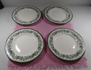 Wedgwood & Son for William Sonoma 4 Salad Plates 9" Ivy Pattern England