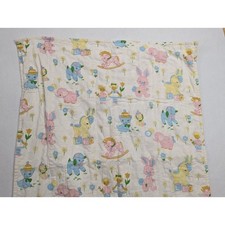 Homemade Baby Blanket Quilt Nursery About 32x41 Inch