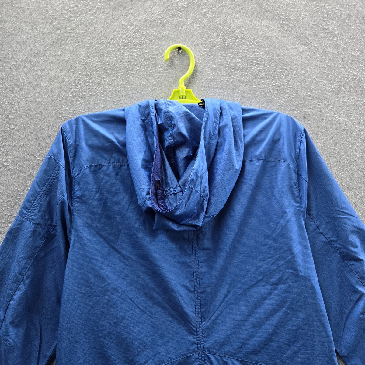 Ibex Women Jacket M Blue Windbreaker Climawool Full Zip Hooded | eBay