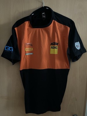 KTM Red Bull Racing ADAC Shirt Orange Schwarz Motorsport L