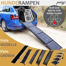 Hunderampe für Auto Hunde Rampe Hundetreppe SUV rutschfest Auswahl petigi