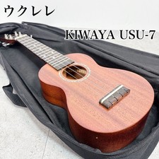 Extremely beautiful item Ukulele KIWAYA USU-7 with soft case