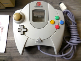 Sega HKT-3020 Dreamcast System Bundle *NEW CLOCK BATTERY* W/ Hydro Thunder Game!