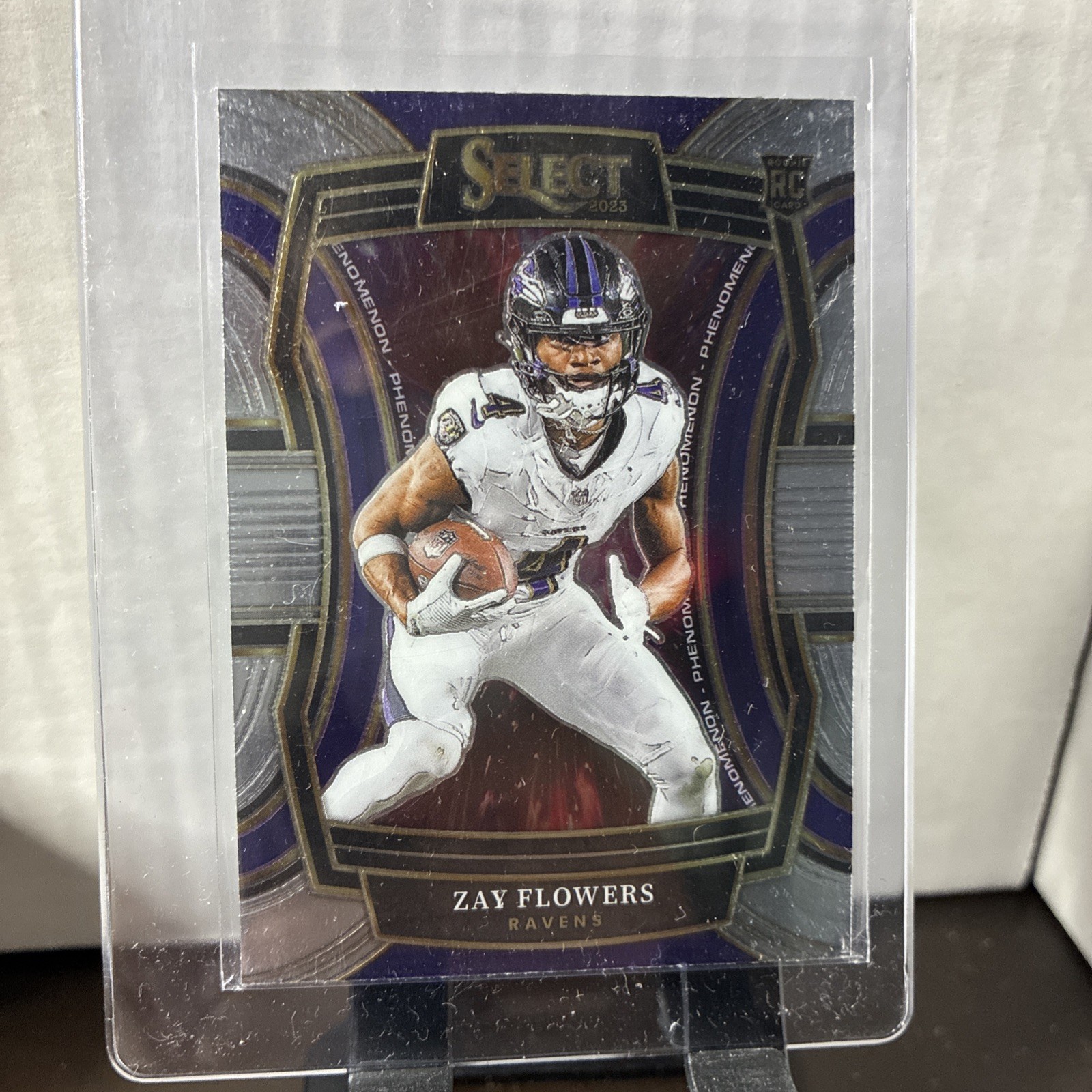 2023 Panini Select - Phenomenon Zay Flowers #PH-ZFL Silver Prizm (RC)