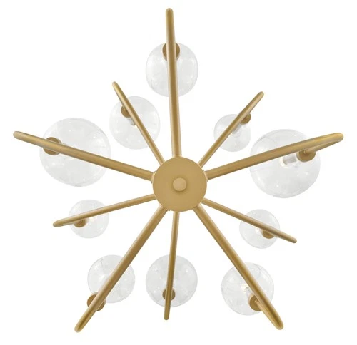 Hinkley Lighting 30527 Alchemy 30"W 10 Light Chandelier - Black - Picture 3 of 9