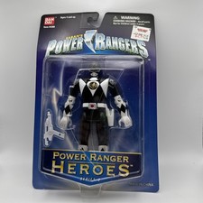 Vintage 1999 Bandai Sabans Power Ranger Heroes Series 2 Black Morphin Ranger NIP