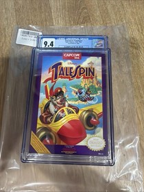 Nr MINTY BOX CIB TaleSpin Tale Spin Cgc 9.4 Cart 9.8 Graded nintendo nes 1991