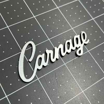 1PC CARNAGE Emblem   3D Multicolor Acrylic Car & Truck Exterior Badge