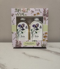 Crabtree Evelyn IRIS Bath-Shower Gel Lotion Gift Set-8.5 Oz New Retired