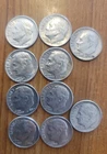 [10 Coin Lot] 90% Silver Roosevelt Dimes 1946 to 1964 - B