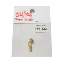 Cal Scale 190-322 Bells for Diesel Locos Hood/Switcher Unit Style in Bracket HO