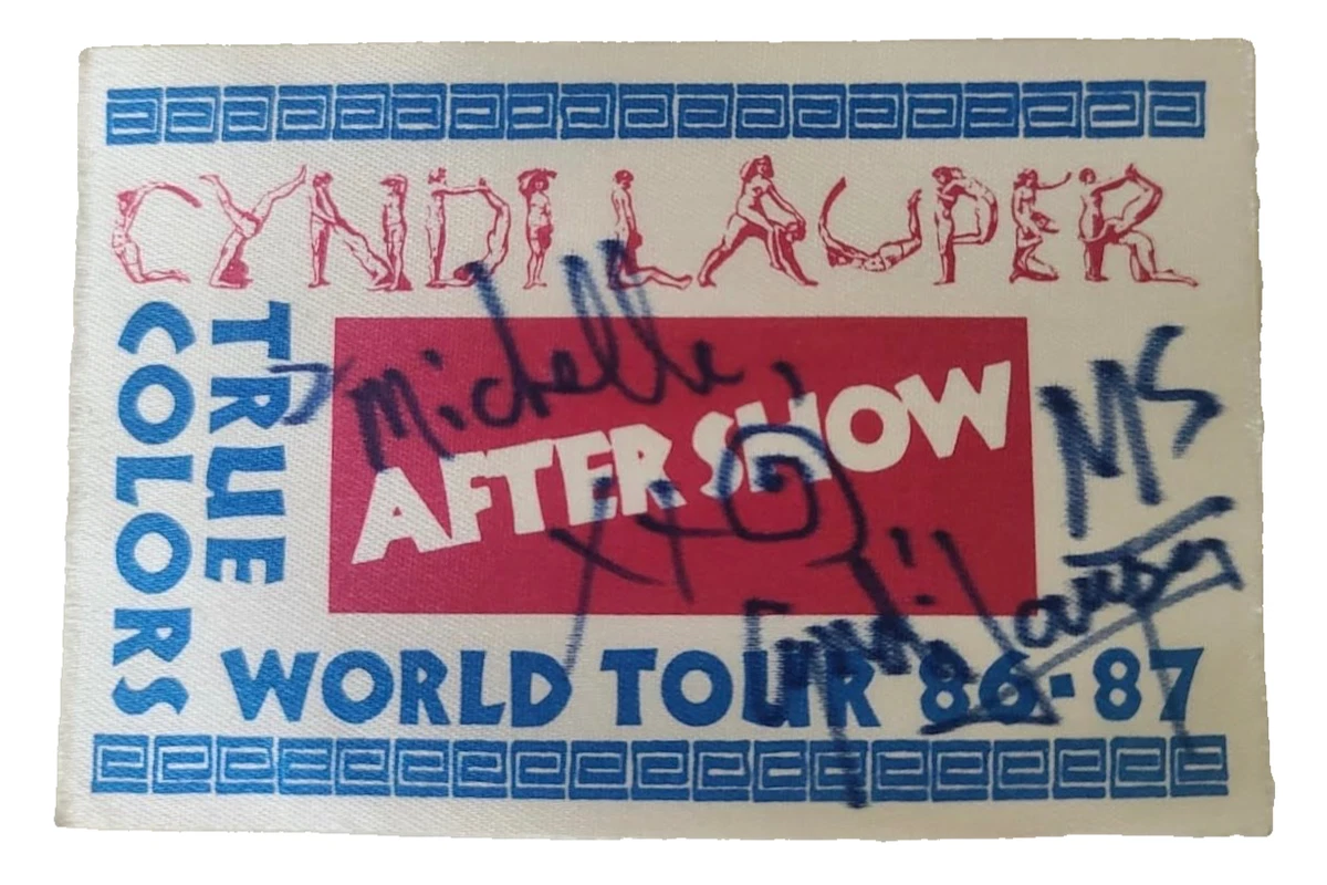 シンディ・ローパー 90年代ツアー タオル Original Cindy Lauper Memorabilia for sale | eBay