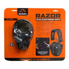 Walker's "Razor Quad BT" Slim Bluetooth Hearing Protection Muff (Black)