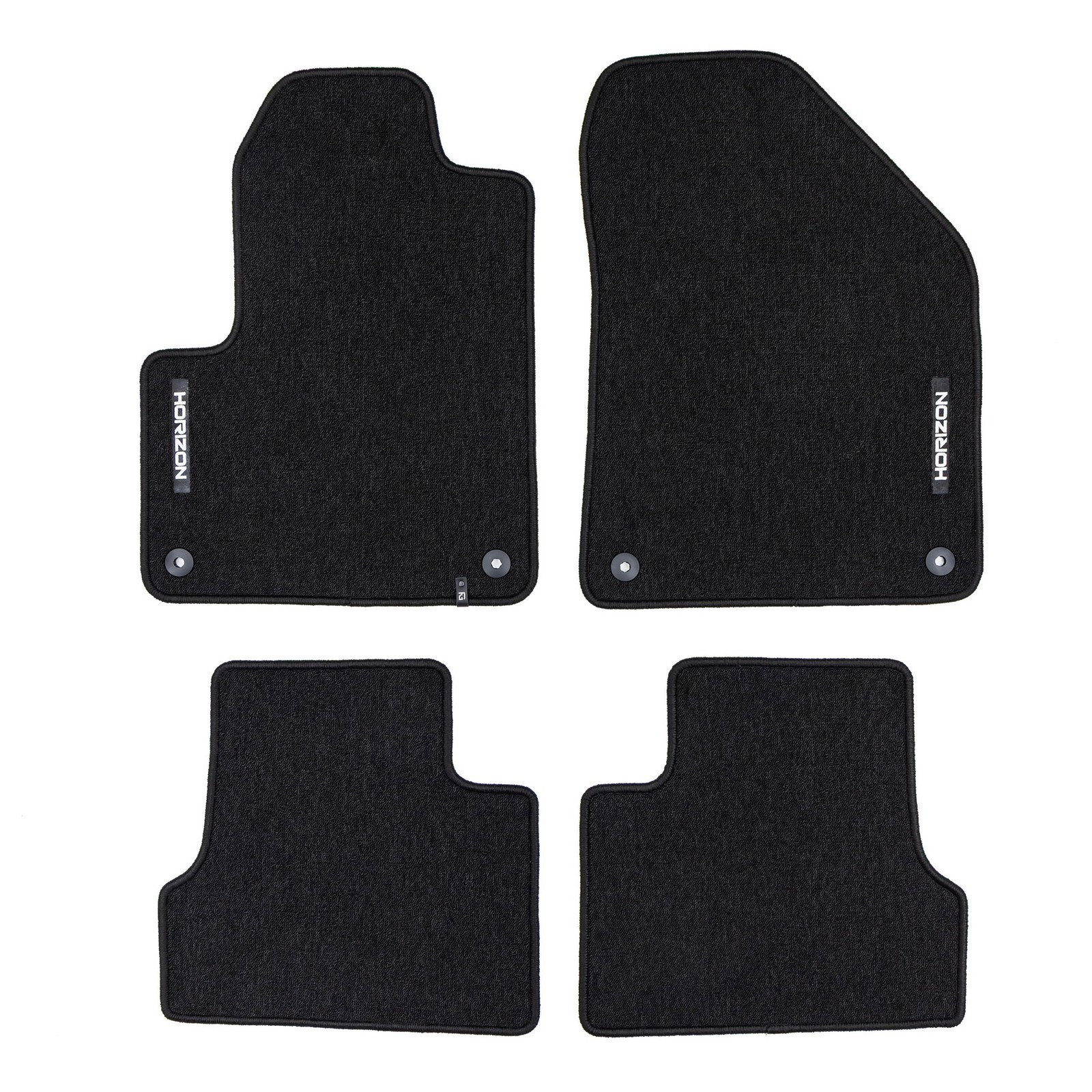 Tapis de sol de voiture Jeep Cherokee V 2013-2023 velours noir