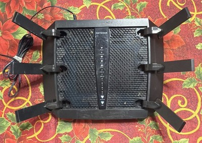 NETGEAR Nighthawk x6 R8000 5 Port 3200 Mbps Tri-Band Wireless Router *Tested*