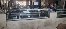 Ice cream Display Serve Over Counter With Under Counter Fridge