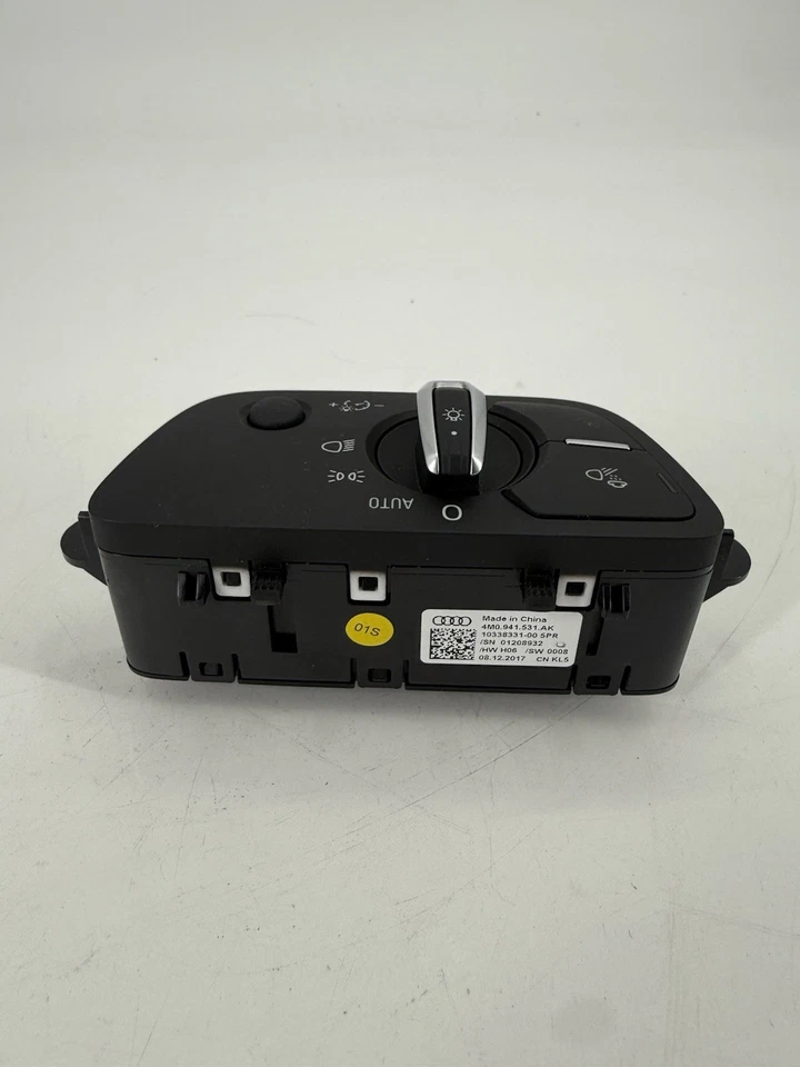 2018-2024 AUDI S4 A4 TABLERO TABLERO FARO LUZ PRINCIPAL LÁMPARA INTERRUPTOR DE CONTROL OEM Foto 4 de 4