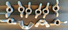 10 A4 Edelstahl Flügelmuttern M8 Neu