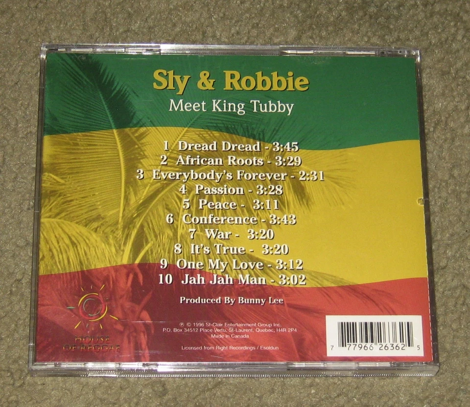 Sly & Robbie - Meet King Tubby (CD, 1996, St. Clair Entertainment (Canada)) - Imagem 2 de 3