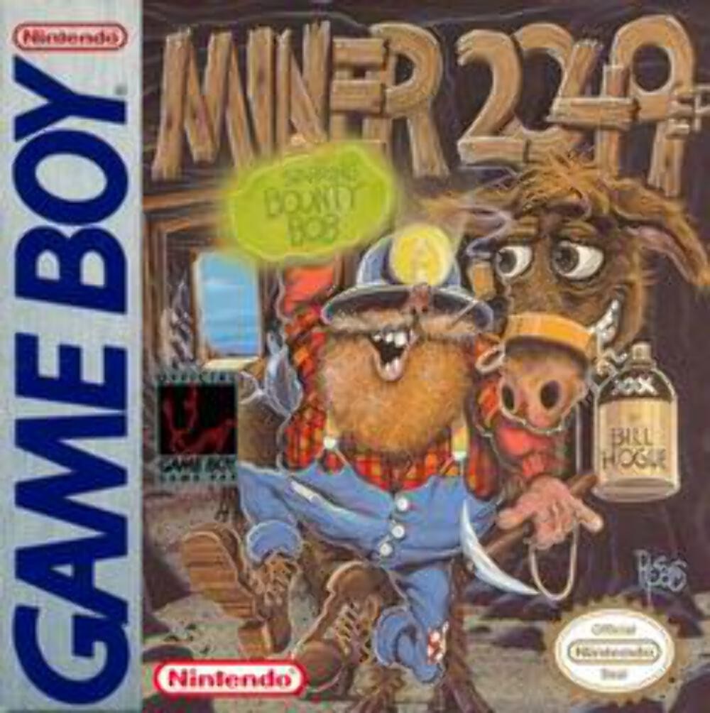 Nintendo Game Boy game -Miner 2049er