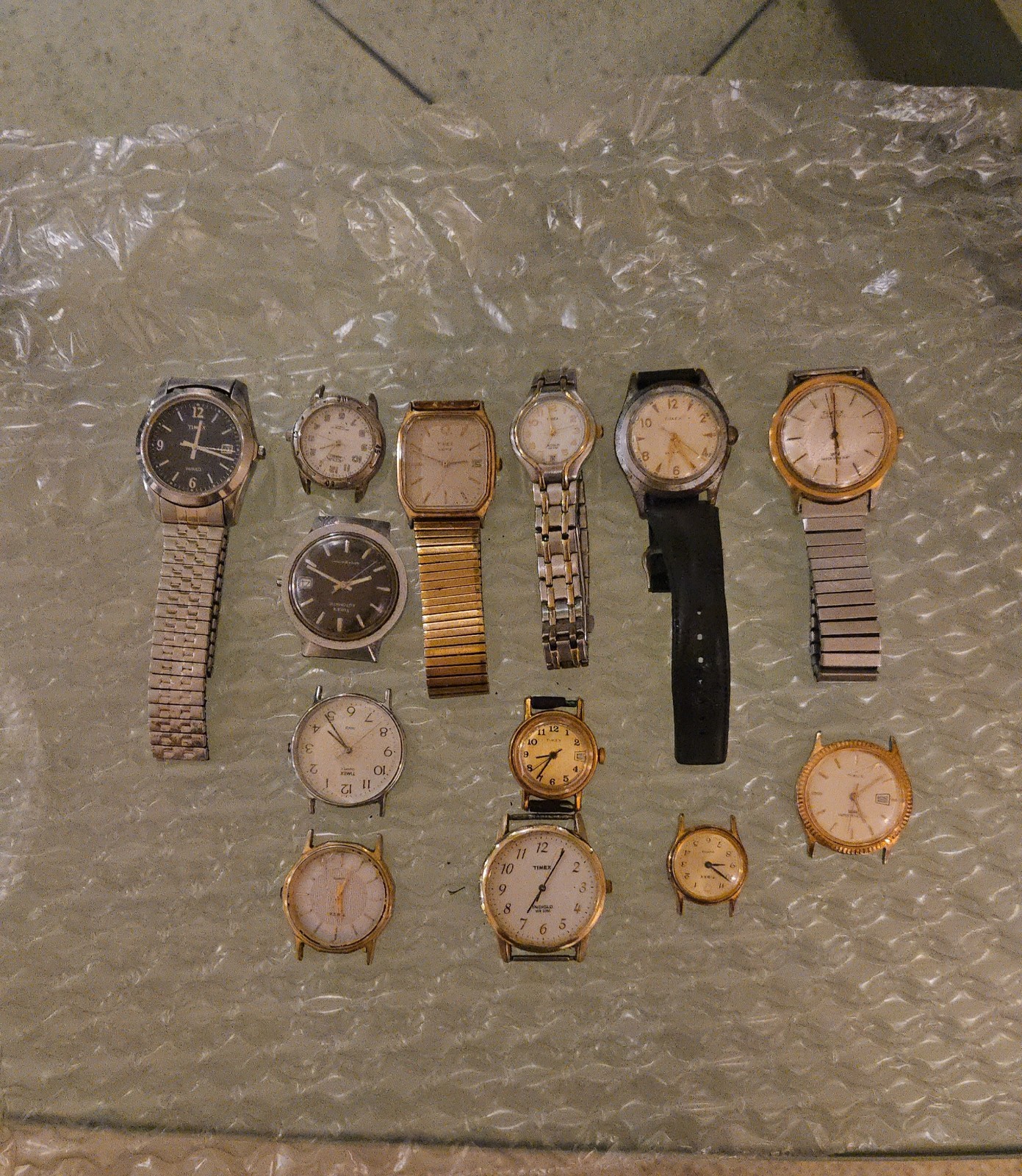 Lots of Vintage Timex Watches for Parts Or Repair