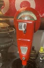 Vintage Red Duncan Parking Meter Working, Duncan 60 original Red, Duncan 70