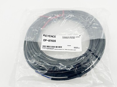 y_507！12/05まで KEYENCE Op-87635 Connector Cable M12 Straight 10 Meter for sale