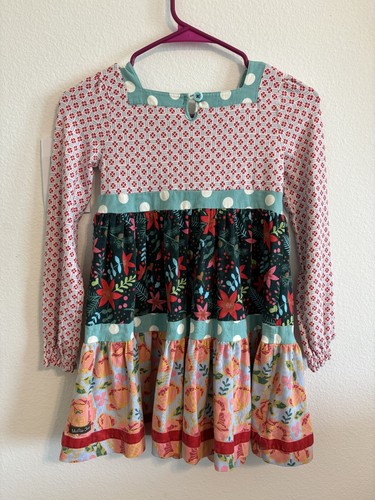Matlida Jane Girls Size 8 Lot of 4 Garments - Dresses, Shirt, Hooded Vest - Picture 8 of 15