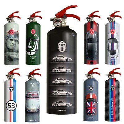 SAFE-T Feuerlöscher mit Pulver 1 kg für ABC-Brände   Feuerlöscher Porsche Mini