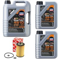 MotoröL Set 4210 0W-30 Liqui Moly 7 Liter + ÖLfilter FüR VW Crafter 30-35 30-50
