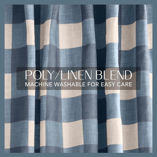 Elrene Home Fashions Farmhouse Living Grainger Buffalo-Check Blackout Window ... - Bild 5 von 7