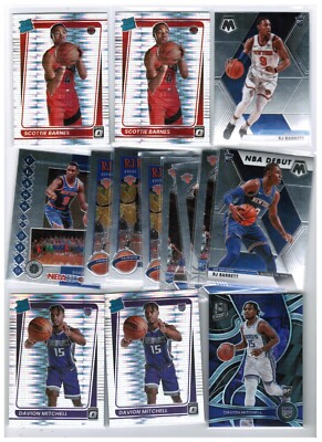SCOTTIE BARNES RJ BARRETT IMMANUEL QUICKLEY DAVION MITCHELL RC RAPTORS LOT