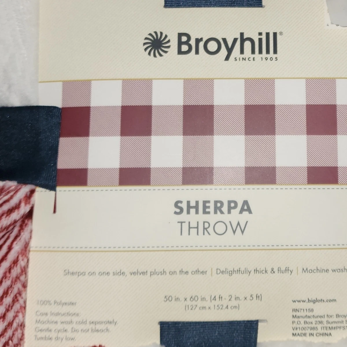 Broyhill Broyhill Velvet Plush Blanket