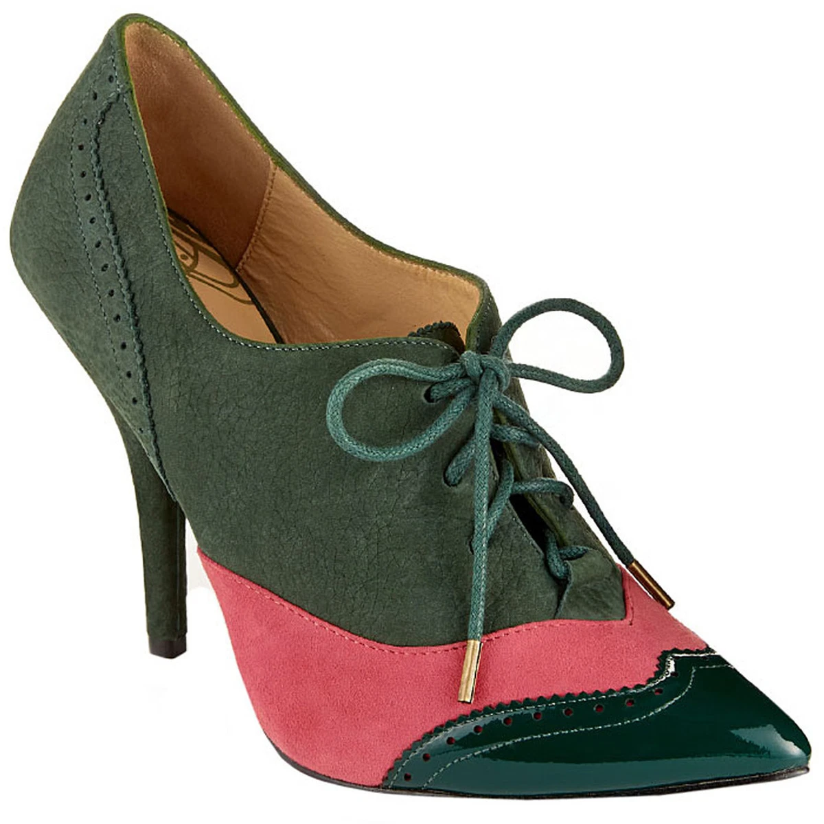 Green oxford cheap heels