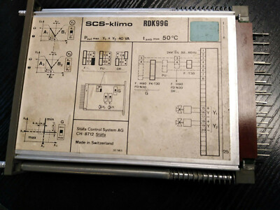 SCS-Klimo RDK99G controller control system control technology StäfaControl
