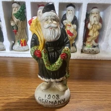 Vintage Heilig-Meyers Santas From Around The World Porcelain Figures