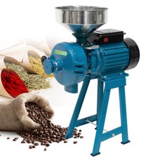 Molinillo eléctrico 110 V 3000 W alimentación húmeda y seca/molino de harina cereal grano maíz trigo regalo