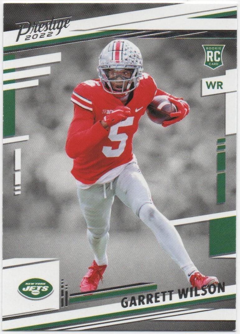 Garrett Wilson 2022 PANINI PRESTIGE FOOTBALL Base RC #308 Jets