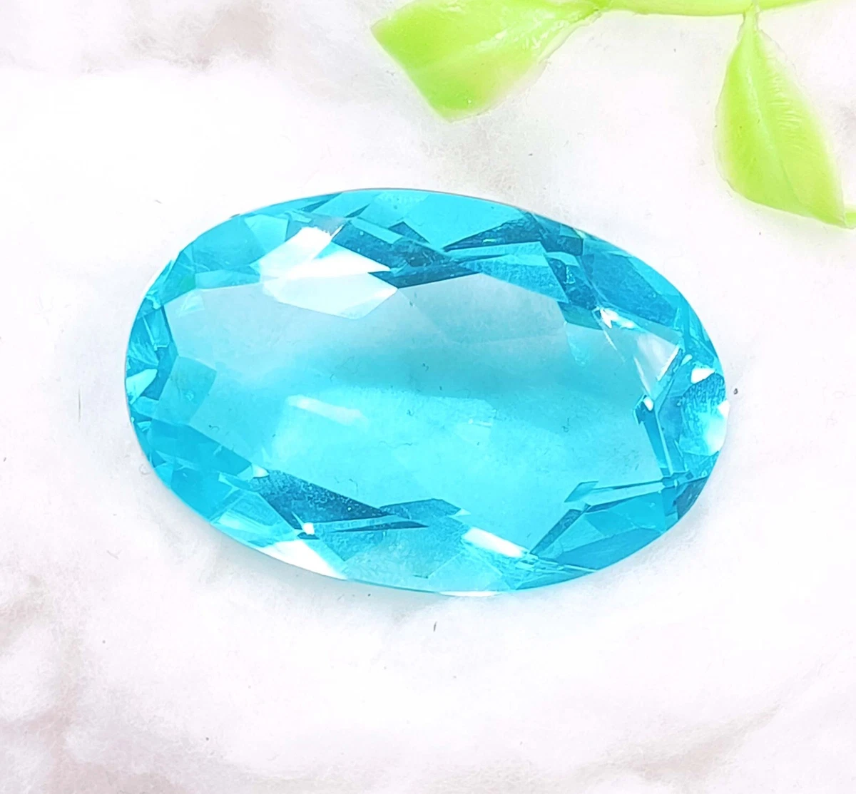Attractive Sale 60Ct Certified Oval Cut London Blue Topaz Loose