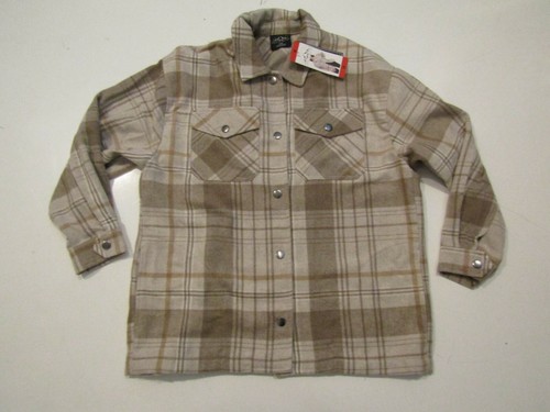 HFX Wool Blend Shirt Jacket Snap Up 